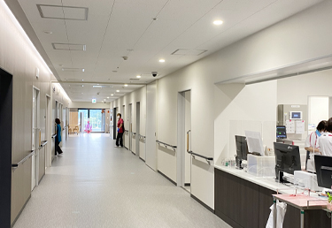 夕張市立診療所　廊下