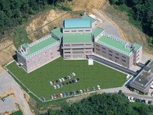 福島松ヶ丘病院　外観_上空から