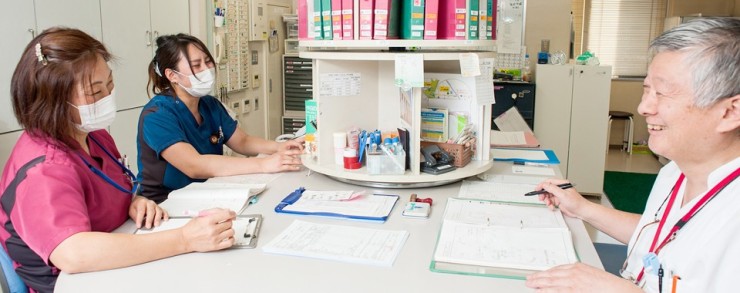 上の原病院　業務風景