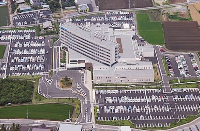 友愛記念病院　外観_空撮