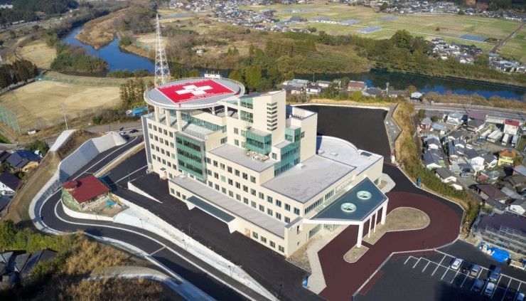 延岡共立病院　外観_俯瞰