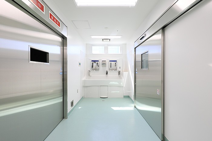 獅子目整形外科病院　手術準備室