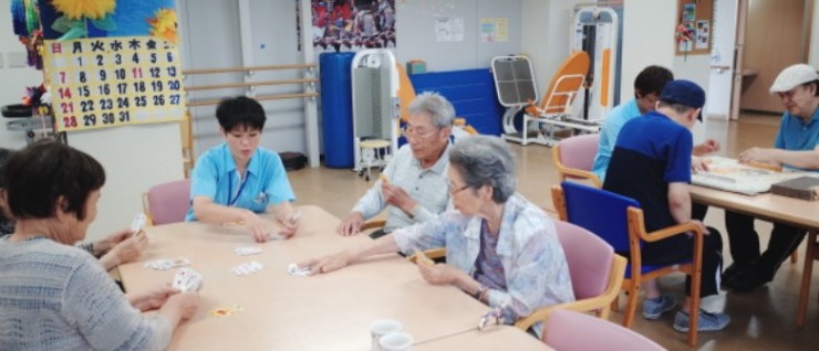 昭和会病院　談話室の風景