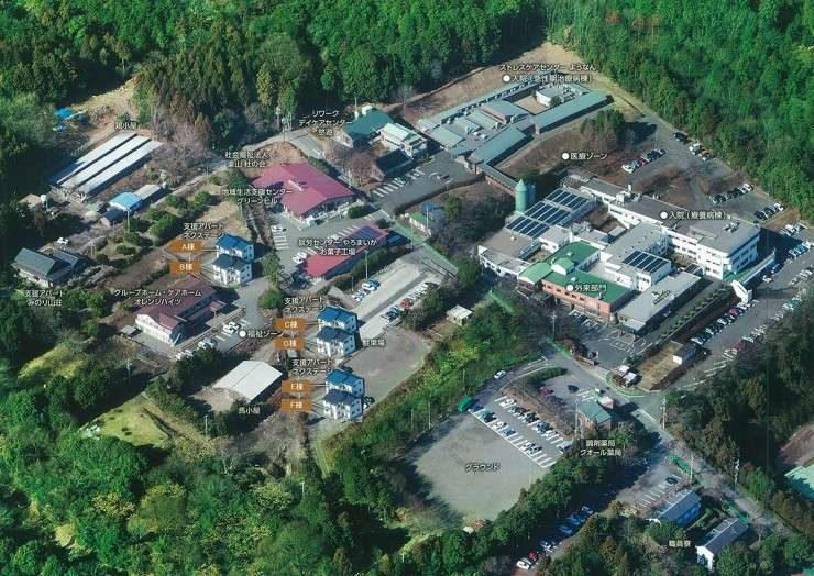 養南病院　外観_俯瞰