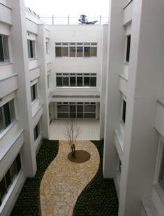 あわら病院　中庭