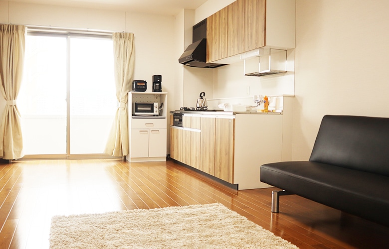 広島中央リハビリテーション病院　リハビリハウス　リビング