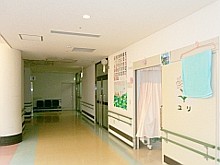 竹原病院　病棟廊下