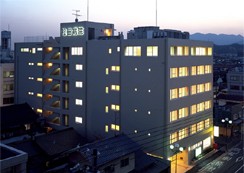 桧田病院　外観_夜