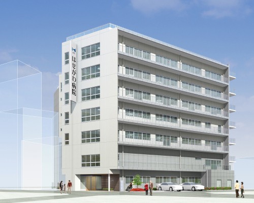 はせがわ病院　新病院外観