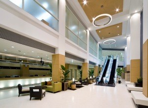 神戸海星病院　待合スペース