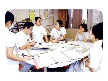 神戸協同病院　打ち合わせ風景