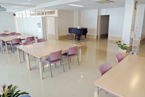 嵯峨野病院　食堂・談話室