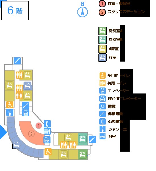 蘇生会総合病院　6階