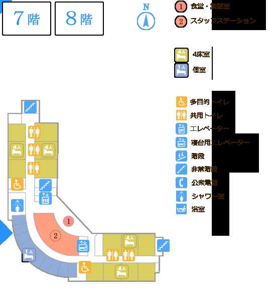 蘇生会総合病院　7・8階