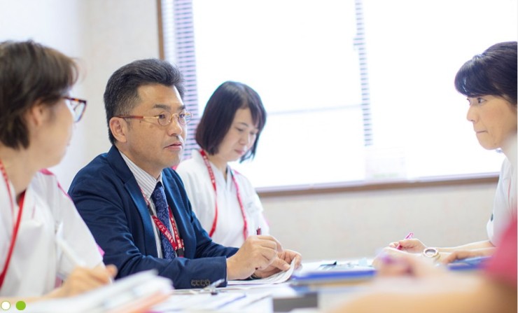 ほうゆうリハビリテーション病院　打ち合わせ風景