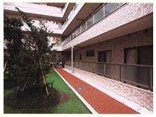 慈誠会記念病院　中庭