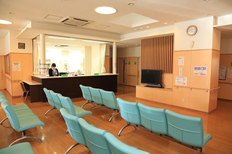 うすきメディカルクリニック　受付待合室