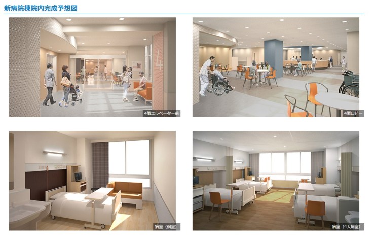 熊谷総合病院　院内風景