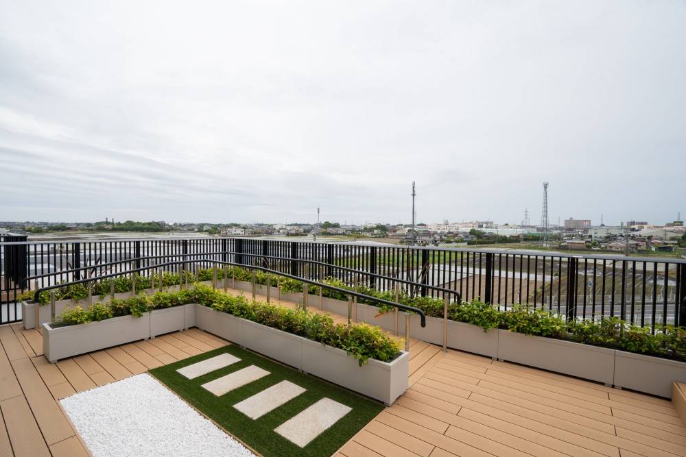 こうのす共生病院　屋外リハビリ