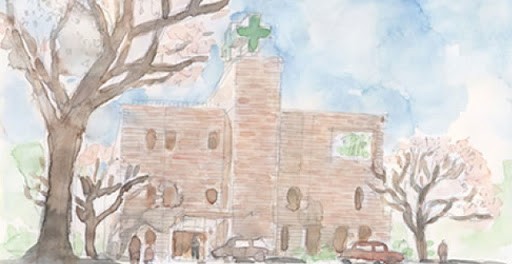 野村医院　外観イラスト