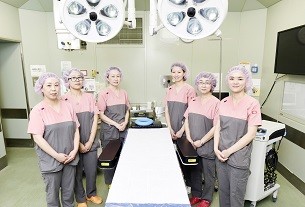 衣笠病院　オペ室スタッフ集合