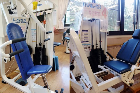 介護老人保健施設ハートケア流山　リハビリ機器