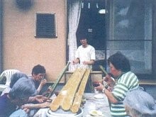 介護老人保健施設　はつらつリハビリセンター　流しそうめん