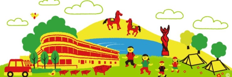 介護老人福祉施設　甲寿園　イラスト