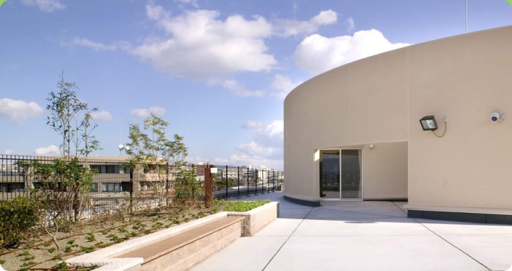 特別養護老人ホーム　ロココ豊中　屋上