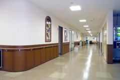 花の丘病院　廊下