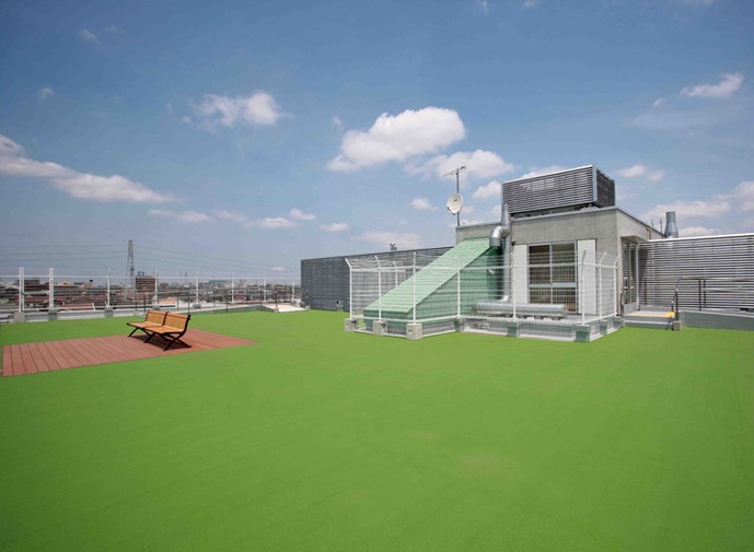 屋外　リハビリテーション病院さらしな