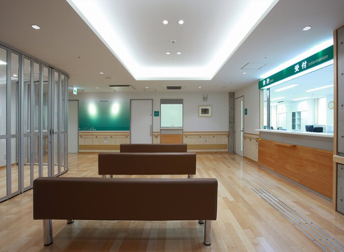 ロビー　リハビリテーション病院さらしな