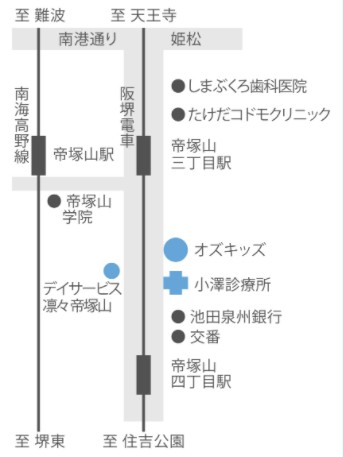 訪問看護ステーションおざわ　マップ