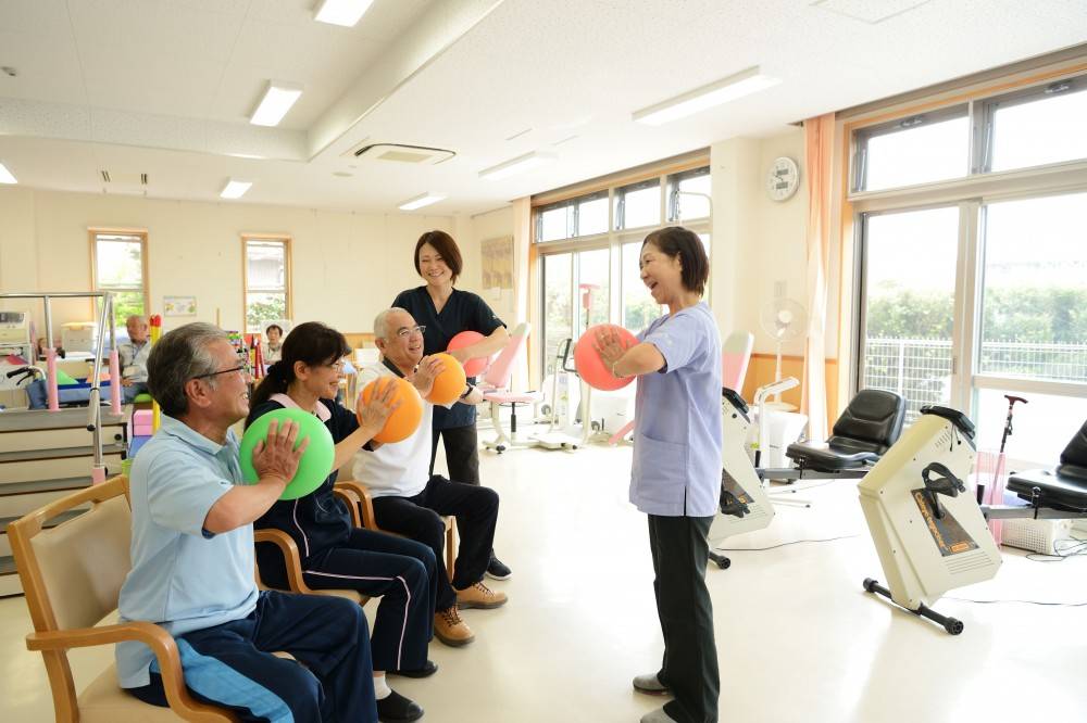 介護老人保健施設 風の杜　リハビリ風景