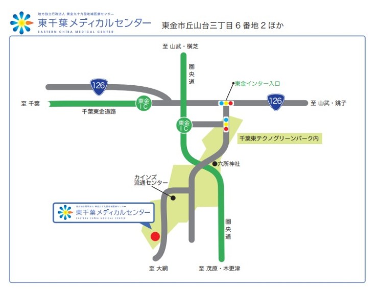 東千葉メディカルセンター　アクセスマップ