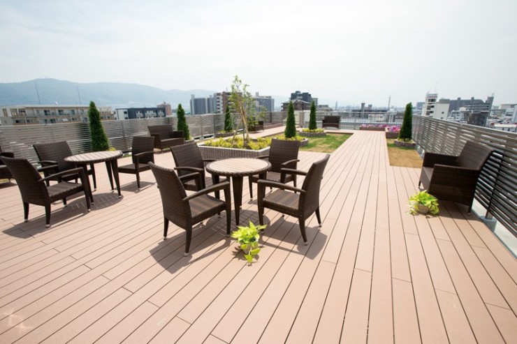 住宅型有料老人ホーム　アーバニティ若水　屋上