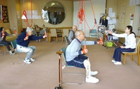 介護予防センター　早稲田イーライフ出雲　業務風景