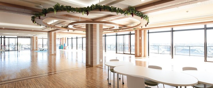 医療型障がい児者入所施設　一宮医療療育センター　内観