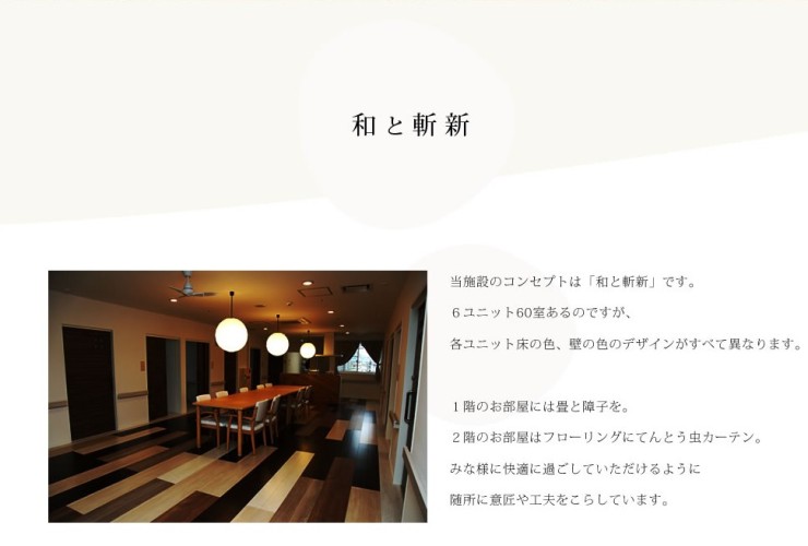 特別養護老人ホームてんと う虫王寺　特徴