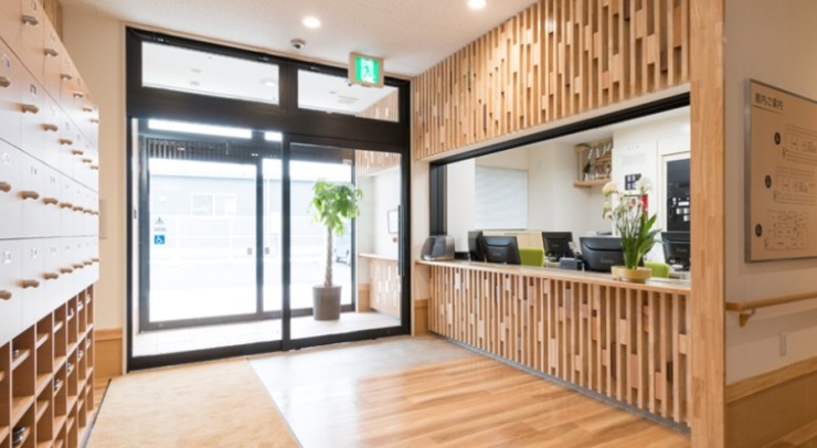 ベルジ南渋川　受付