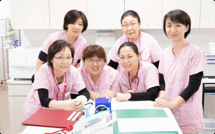 松戸牧の原病院　職場風景